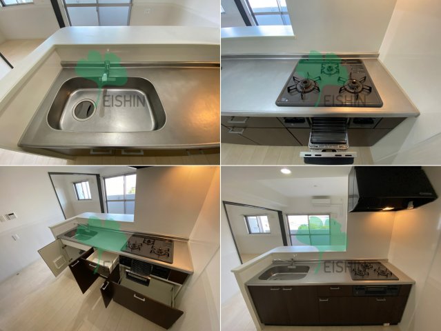 キッチン　シンプルな清潔感のあるキッチンです！