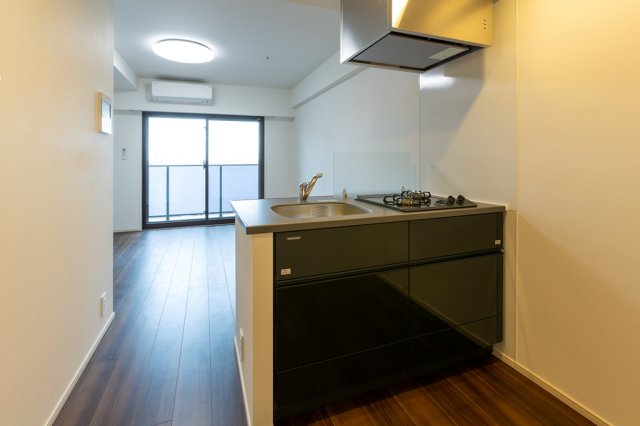 キッチン　ガスコンロ付のキッチン