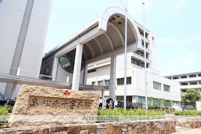 病院　日赤病院（病院）まで365m