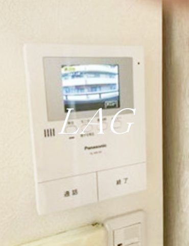 セキュリティ　モニター付きインターフォンです。