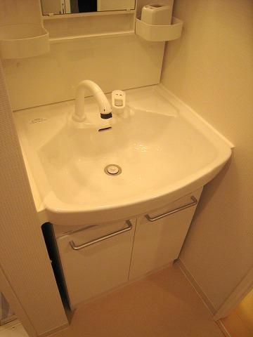 洗面設備　広い洗面スペース