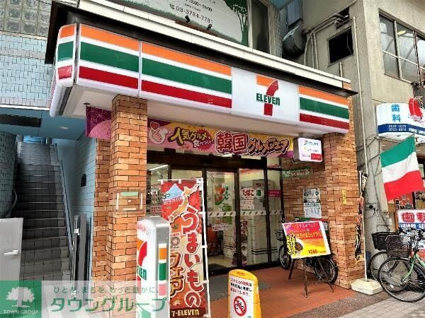 コンビニ　セブンイレブン武蔵小山パルム店（コンビニ）まで150m