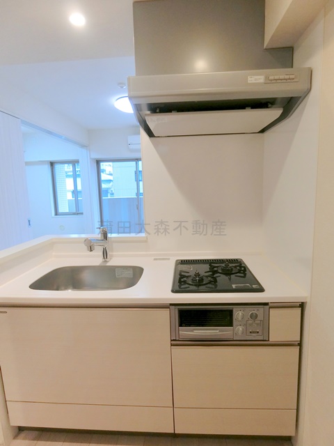 キッチン　2口ガスグリル付システムキッチン