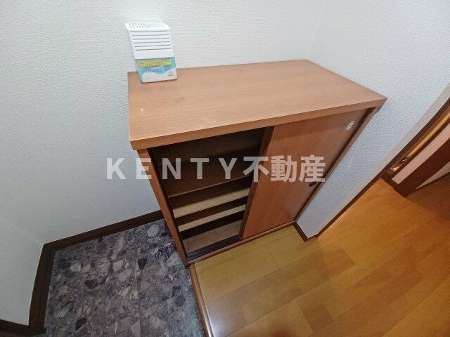 収納　収納のためのスペースです