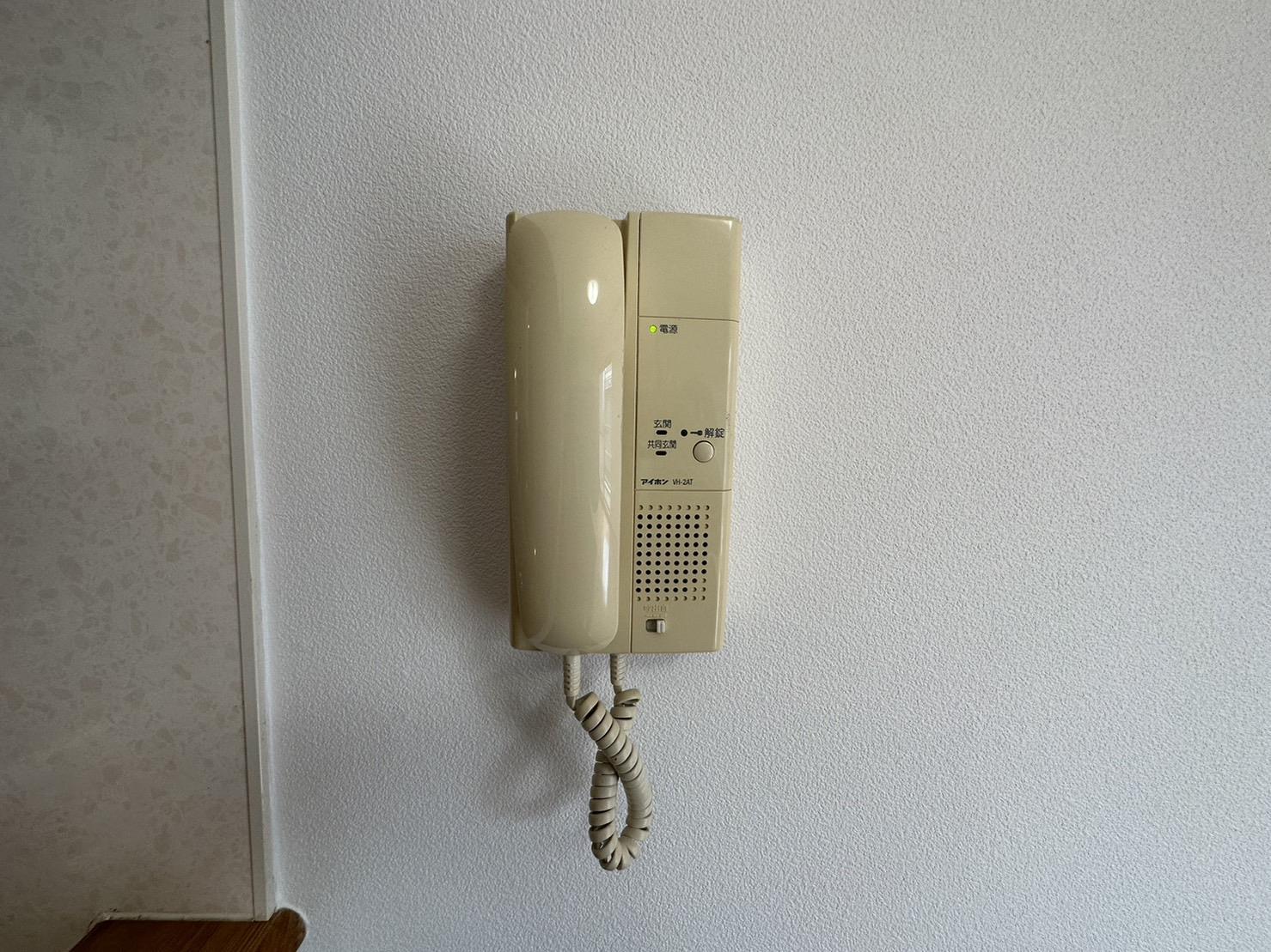 セキュリティ　お部屋から来客対応できるインターホン♪