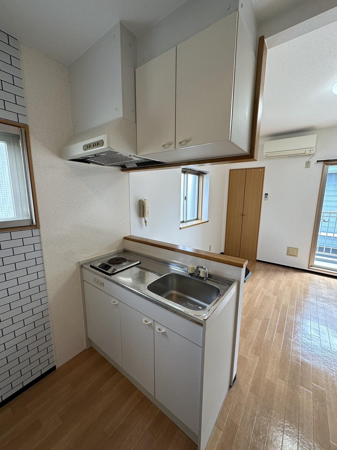 キッチン　1口コンロ付きのキッチンです♪