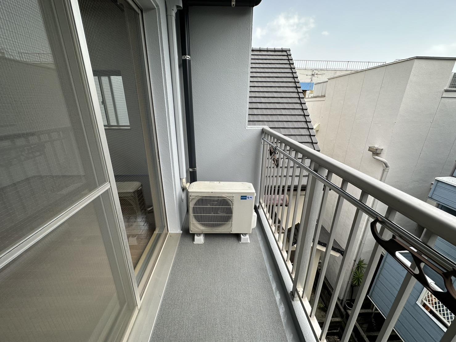 バルコニー　南西向きで日当たりの良いバルコニー♪