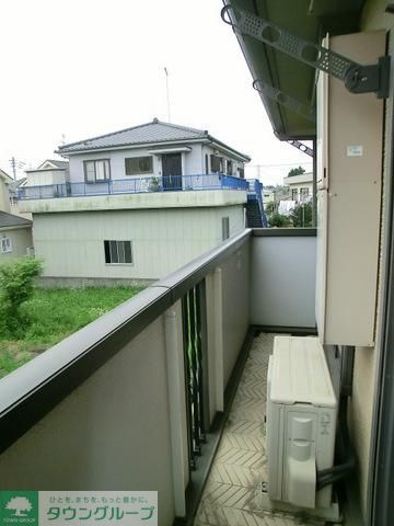 眺望　明るいバルコニーです