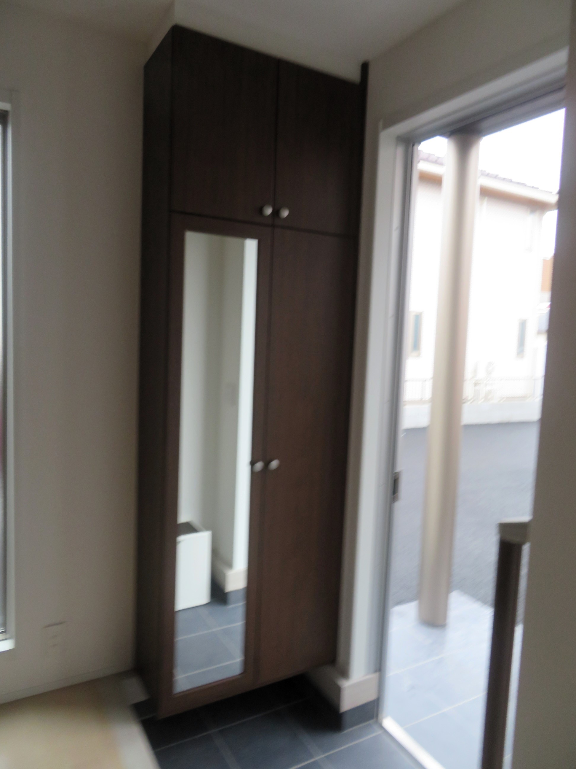 玄関　シューズボックス付き玄関です！大容量です！