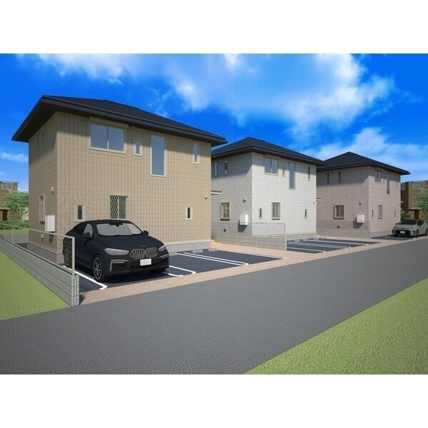 建物外観　新築一戸建て！パナソニックホームズ施工の３LDKです！