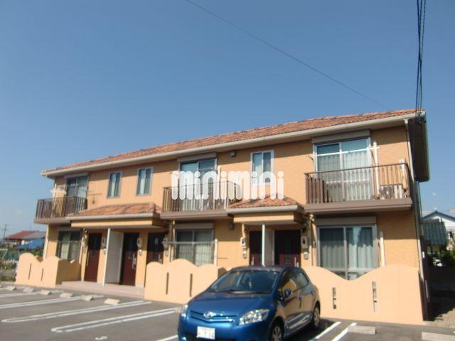 建物外観　南向きの２階建てコーポ