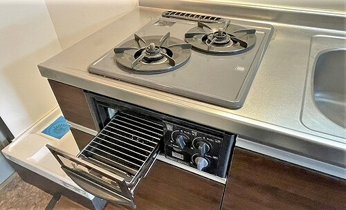 その他設備　コンロ、グリル　※前回募集時2023年1月撮影