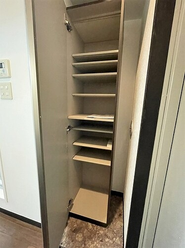 玄関　玄関収納　※前回募集時2023年1月撮影