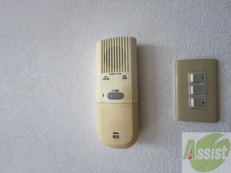 セキュリティ　インターホンは通話ができるので急な訪問があっても安心です