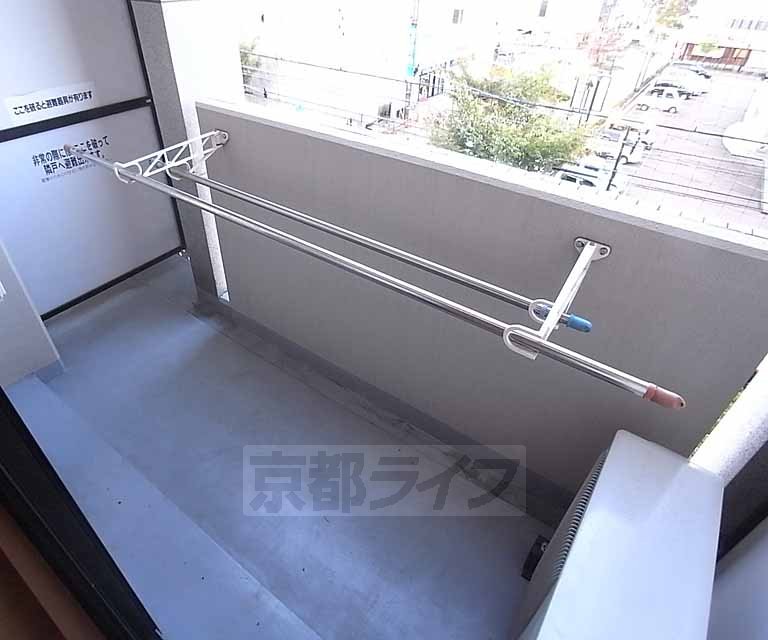 バルコニー　洗濯物もらくらくのスペース