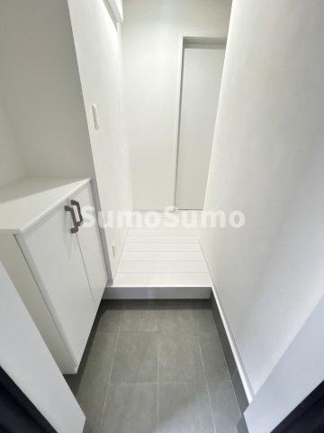 玄関　収納もある玄関です