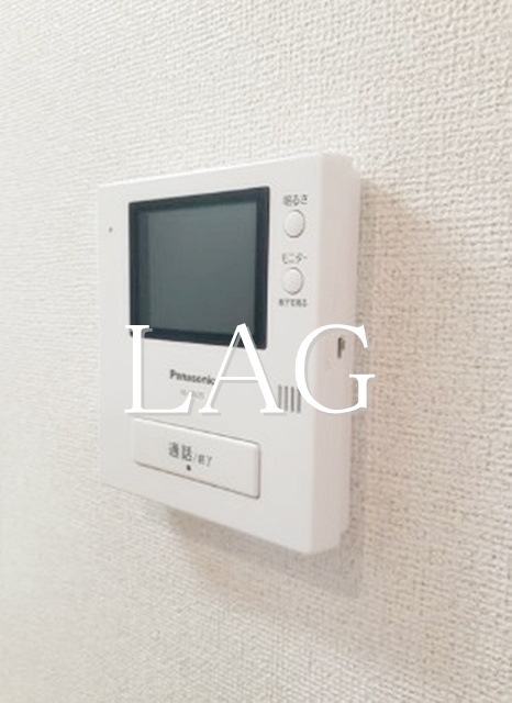 セキュリティ　TVモニター付きインターホンです。