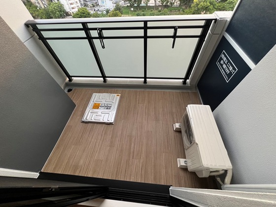 バルコニー　※別部屋の写真です
