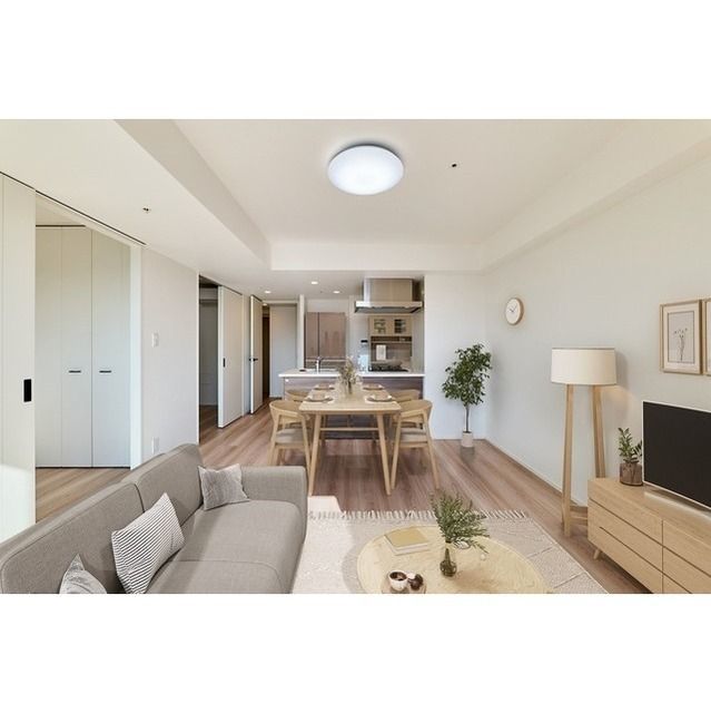 居室・リビング　家具家電はイメージです