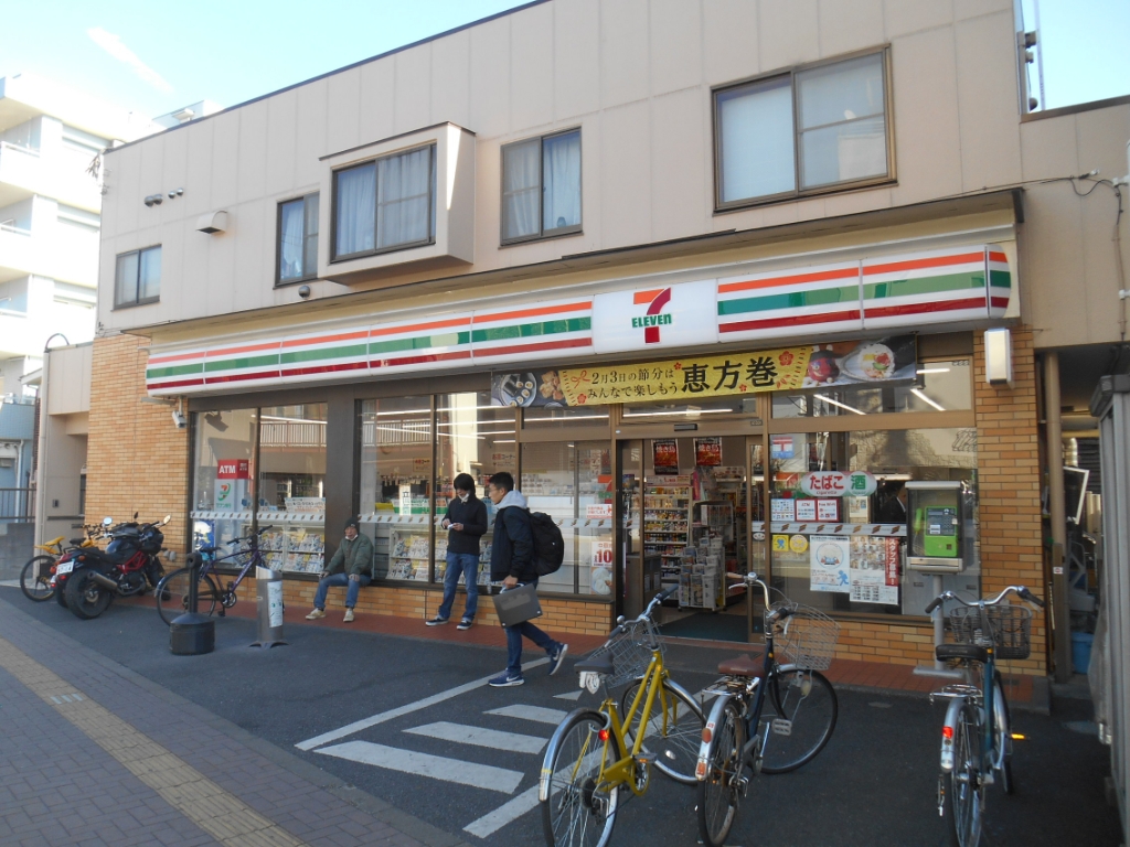 コンビニ　セブンイレブン 立川柴崎町1丁目店（コンビニ）まで433m