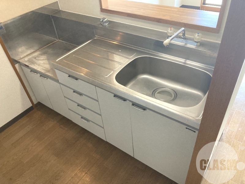 キッチン　ガスコンロ設置可♪