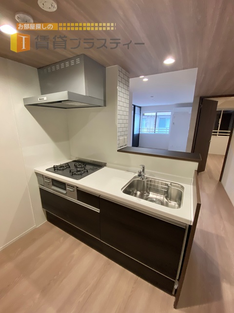 キッチン　憧れていたカウンターキッチン。