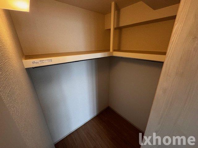 収納　たっぷりとした収納スペースです