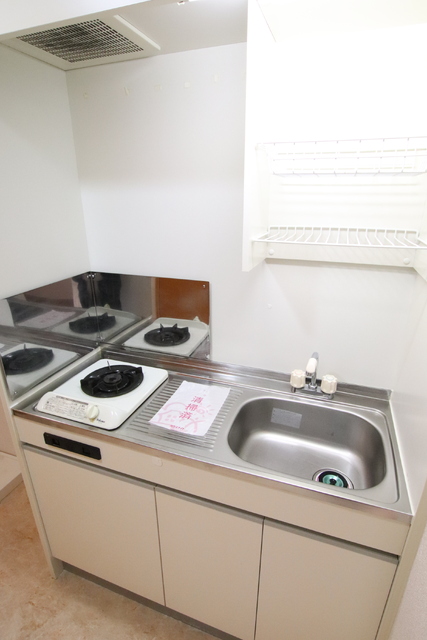 キッチン　１口ガスコンロ付きキッチン