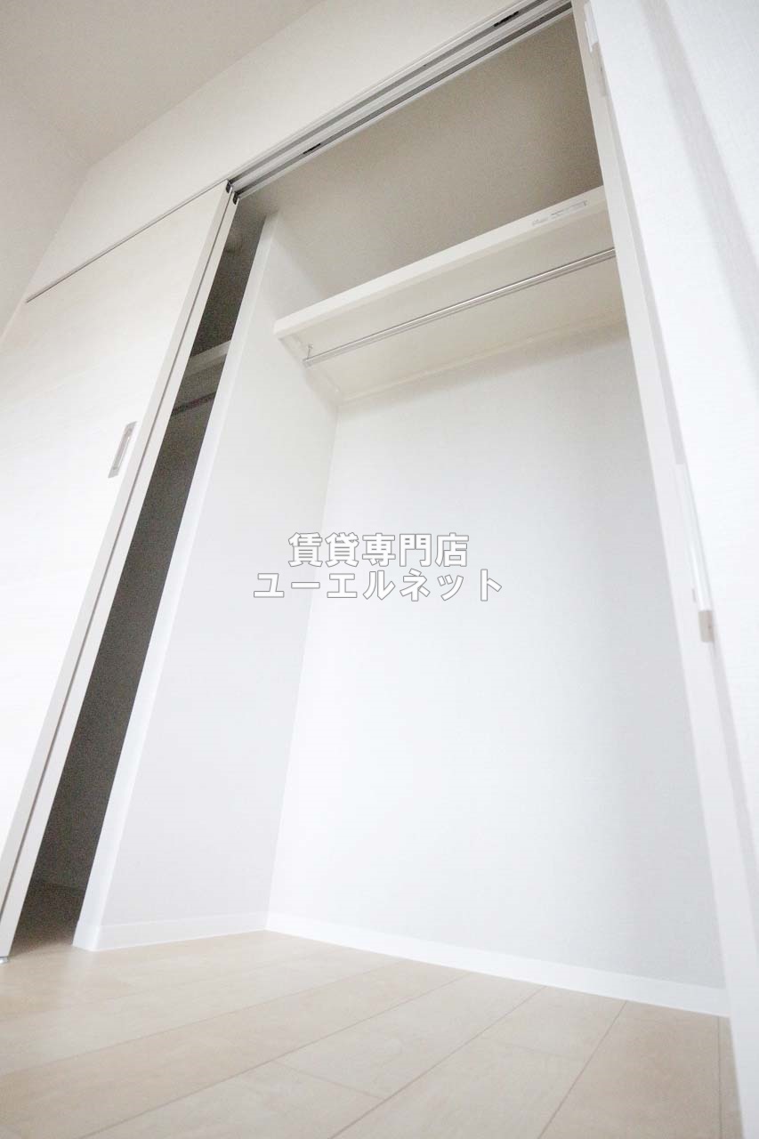 収納　クローゼット付きでお部屋もスッキリ♪