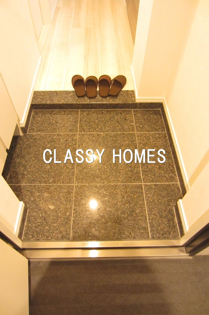 玄関　2014年竣工ステージグランデ芝大門：玄関・