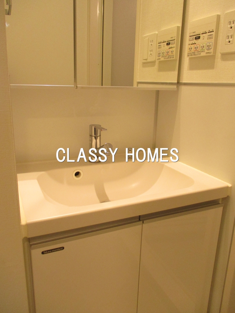 洗面設備　2014年竣工ステージグランデ芝大門：洗面台