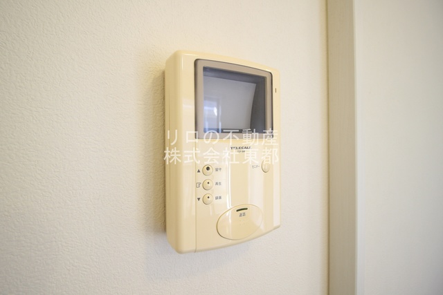 セキュリティ　ＴＶモニター付インターホンがあるので訪問者が一目でわかります