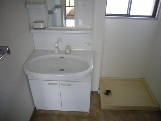 洗面設備　他号室のお写真です