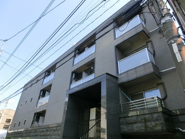 建物外観　外壁タイル張り鉄筋コンクリートマンション