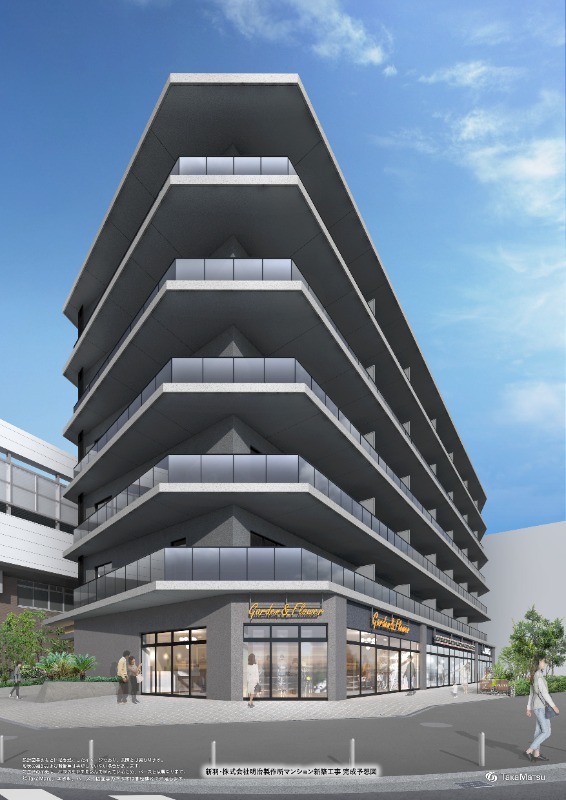 建物外観　駅1分の好立地物件！！インターネット無料！