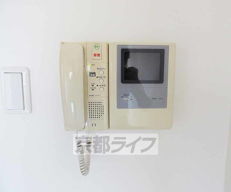 セキュリティ　来客も安心です。