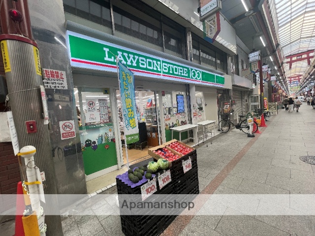 コンビニ　ローソンストア１００天神橋三丁目店（コンビニ）まで187m