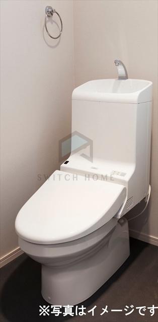 トイレ　ゆったりとした空間のトイレです