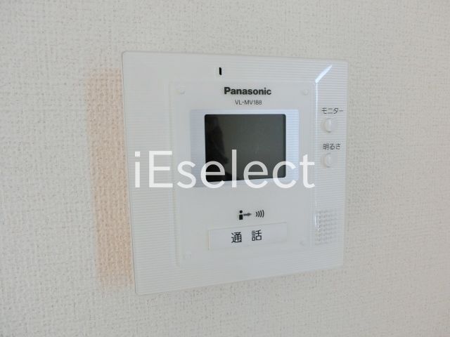 セキュリティ　防犯ＴＶモニター付きのドアホン。