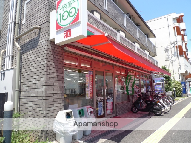 コンビニ　ローソンストア１００（コンビニ）まで298m