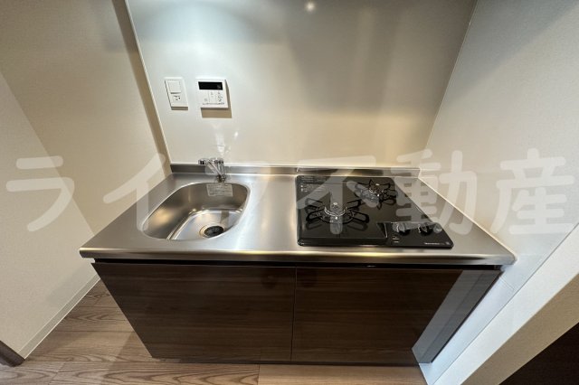 キッチン　コンパクトなキッチンで掃除もラクラク