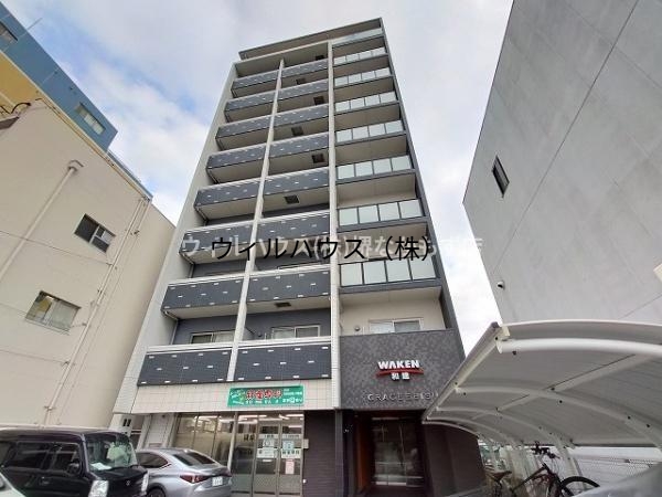 建物外観　オートロック、防犯カメラあり！