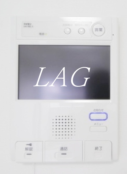 セキュリティ　モニター付きインターホンです。