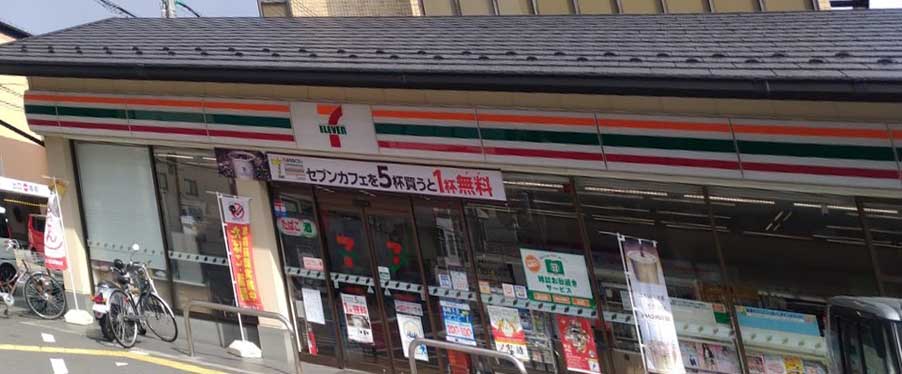 コンビニ　セブンイレブン 京都西大路花屋町店（コンビニ）まで729m