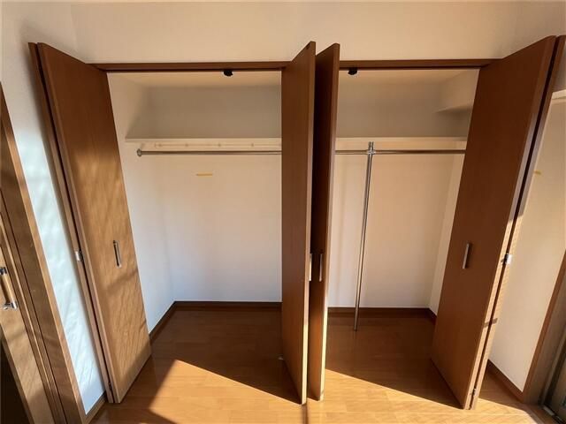 収納　たっぷりとした収納スペースです