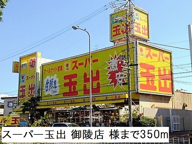 その他　スーパー玉出 御陵店様まで350m