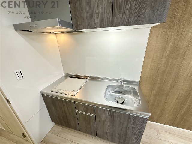 キッチン　2口IHコンロ付きのシステムキッチン♪