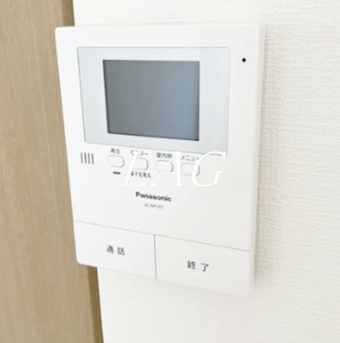 セキュリティ　モニター付インターホンです。