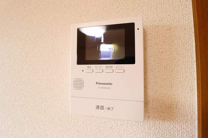 セキュリティ　モニター付きインターホンです