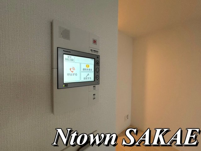セキュリティ　モニター付きインターホンです